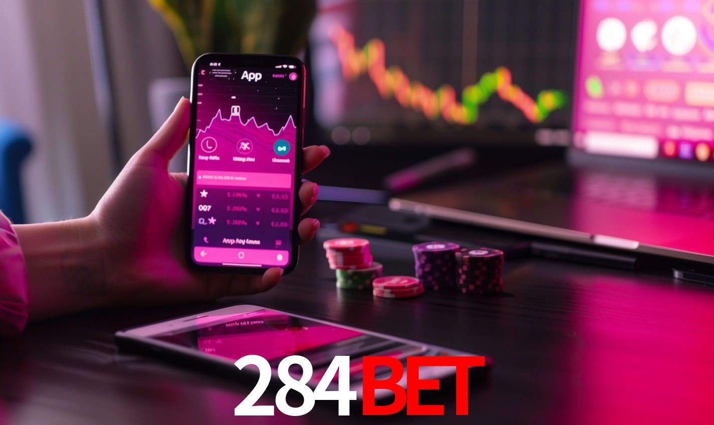 Recursos Exclusivos do App 284BET - Modo Offline, Login Biométrico